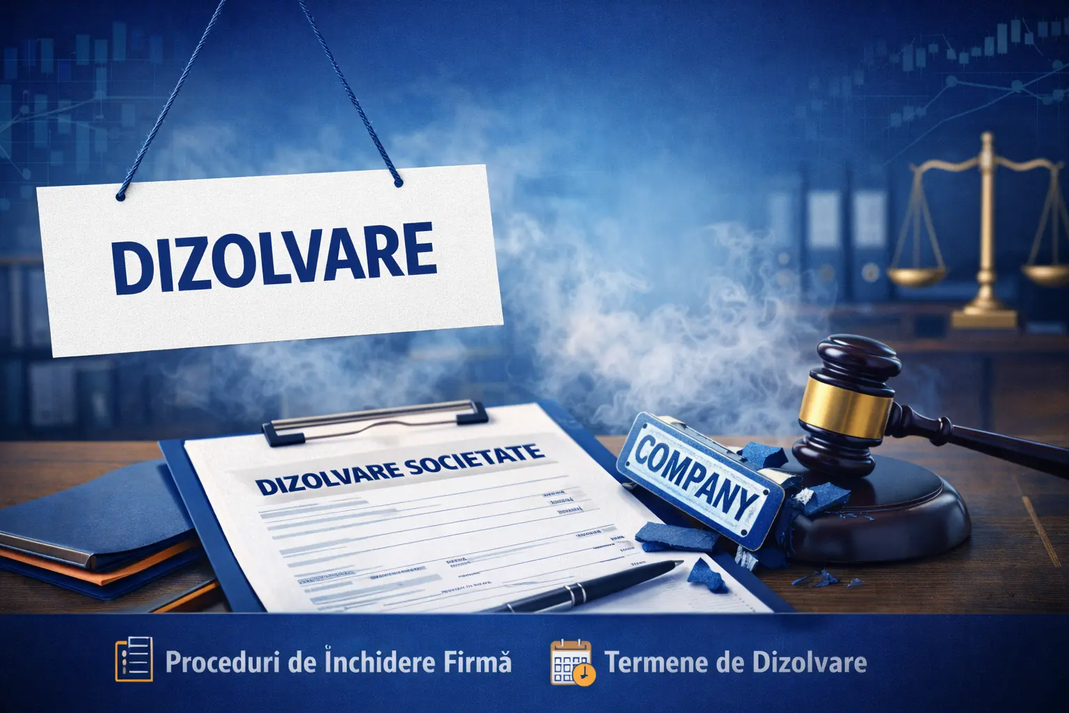 Dizolvare societate 2026 – reguli noi, pași legali și termene importante 7 dizolvare societate