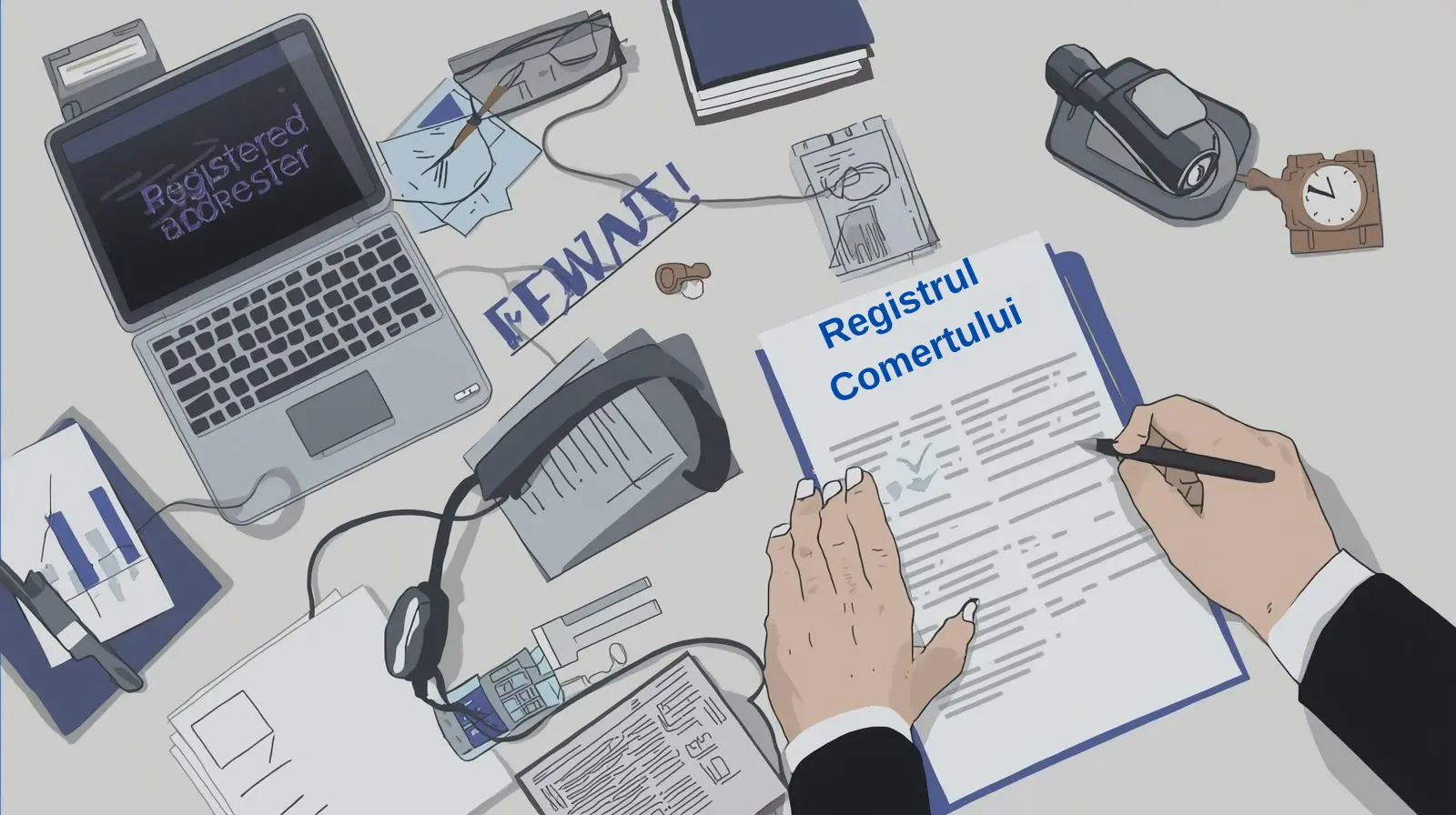 Schimbare sediu PFA la Registrul Comertului